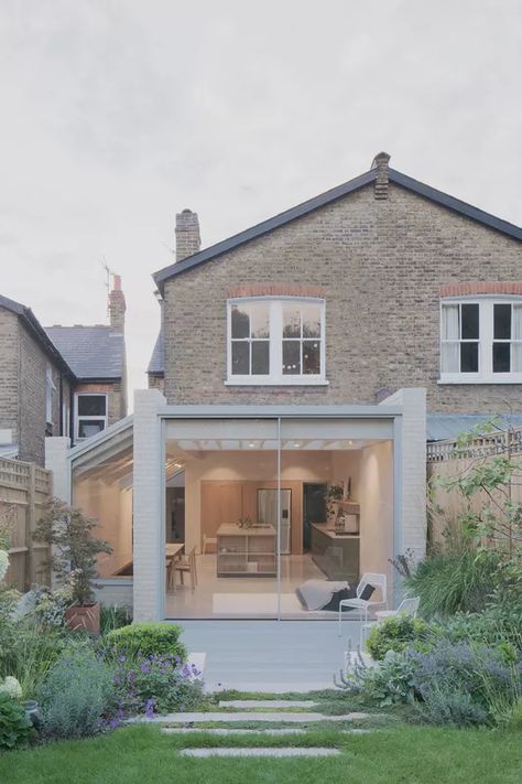 Proctor And Shaw, Wraparound Extension, Side Return Extension, Victorian Terraced House, Side Extension, Side Return, Timber Beams, House Extension Design, Rear Extension