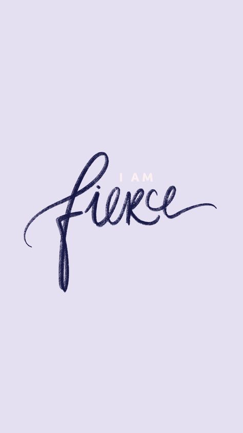 Tech Love 03: I Am Wallpapers I Am Fierce Quotes, Fierce Wallpaper, Lettering Procreate, I Am Quotes, I Am Loved, Handlettering Quotes, Procreate Lettering, Ipad Lettering, Lettering Typography