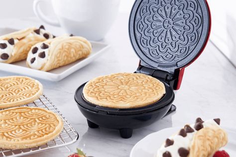 Pizzelle Makers, Pizzelle Maker, Jam Maker, Family Desserts, French Press Coffee Maker, Wafer Cookies, Waffle Maker, Frozen Treats, Williams Sonoma