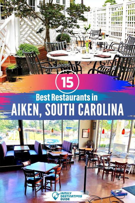 Aiken Sc, Aiken South Carolina, Romantic Restaurant, Hilton Garden Inn, Family Destinations, Brunch Spots, Garden Show, Holiday Inn, Best Restaurants