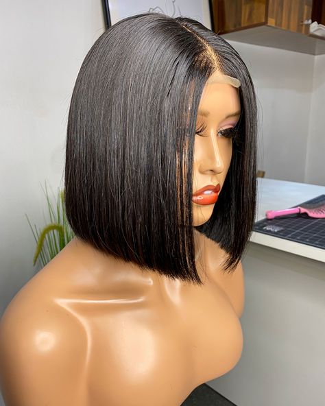 10” bone straight bob wig Bone Straight Bob Wig, Synthetic Bob Wig Black Women, Short Bone Straight Wig, Bone Straight Wig, Straight Bob Wig, Straight Lace Front Wig, Wig Party, Black Engagement Ring, Straight Bob