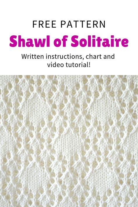 Knitted Lace Shawl, Lace Shawl Pattern, Lace Knitting Stitches, Knitting Patterns Free Blanket, Knitting Paterns, Knitted Shawl, Knitted Lace, Knit Stitches, Lace Knitting Patterns