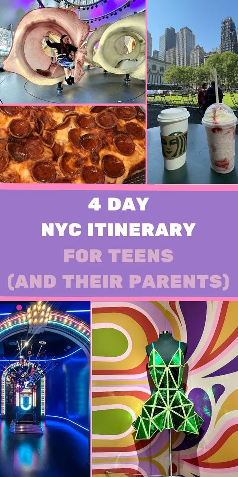 Check out my 4-day NYC guide tailored for teens and their parents! Experience an ideal city getaway filled with activities that teenagers will find exciting and engaging. NYC is brimming with fun adventures for teens! NYC itinerary, NYC itineraries, NYC itinerary for teens, NYC itinerary for families with teens, nyc itinerary for teenagers, things to do in nyc with teenagers, things to do in nyc with teens, nyc with teens, nyc with kids, nyc travel New York City Trip With Teens, Fun Nyc Activities, Things To Do In Nyc With Teens, New York With Teens, Things To Do In Nyc With Kids, New York City With Teens, Fun Things To Do In Nyc, Nyc With Teens, Nyc Girls Trip