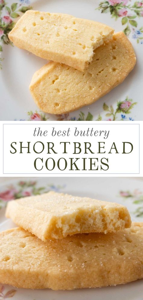 Melt In Your Mouth Lemon Shortbread Cookies, Best Ever Shortbread Cookies, Shirt Bread Cookies Recipe, Best Short Bread Cookies, Shortbread With Cornstarch, Butter Cookie With Jam, Copycat Walkers Shortbread Cookies, Whipped Butter Shortbread Cookies, Best Shortbread Cookies Ever