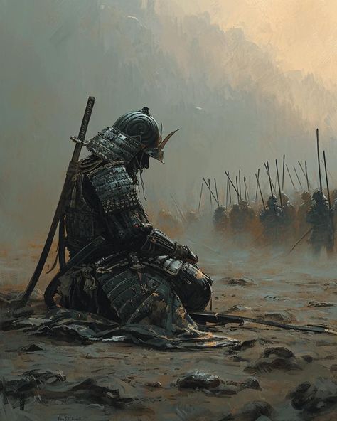 Guerriero Samurai, Japanese Art Samurai, Warriors Illustration, Warrior Concept Art, Samurai Wallpaper, رورونوا زورو, Warriors Wallpaper, Dark Fantasy Artwork, Samurai Artwork