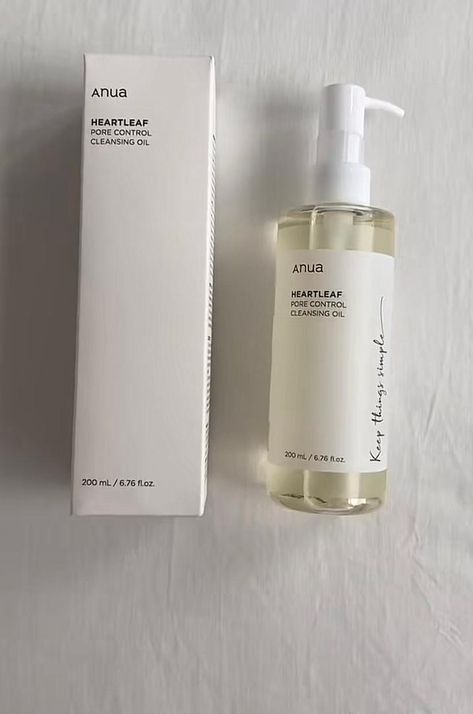 Anua Heartleaf Oil Cleanser, Aesthetic Face Cleanser, Anua Oil Cleanser, Aesthetic Cleanser, Korean Cleansing Oil, Anua Heartleaf Cleansing Oil, Anua Cleansing Oil, Best Oil Cleanser, Korean Oil Cleanser