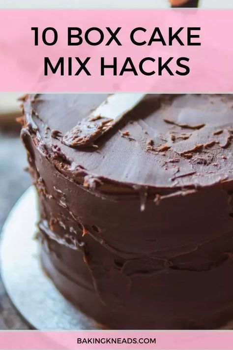 Chocolate Cake Mix Hacks, Box Cake Mix Hacks, Cake Mix Hacks, Chocolate Box Cake, Box Cake Recipes, Recipes Using Cake Mix, Boxed Cake Mixes Recipes, Cake Mix Desserts, Cake Hacks