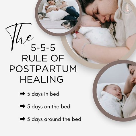 🌟 Introducing the 555 Postpartum Rule, a valuable guideline to support your recovery and nurture your body and mind. 🤱💕 🛌 Five Days in Bed: Give yourself the gift of rest for the first five days after childbirth. Embrace the cozy sanctuary of your bed, allowing your body to heal, bond with your little one, and adjust to the new rhythm of motherhood. Focus on skin-to-skin and responsive feeding. 🛌 Five Days on the Bed: During the subsequent five days, gradually transition to a few trips to o... Five Second Rule, 555 Postpartum Rule, Rules For Family After Birth, 5-5-5 Rule Postpartum, Rest And Sleep For Pregnant Women, Skin To Skin, Postpartum, Little One, Healing