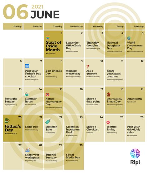 June social media holiday content calendar June Content Ideas, June Holidays, Europe Planning, Social Media Content Calendar Template, Instagram Content Calendar, 2023 Social Media, Small Business Plan Template, Content Calendar Template, Calendar June