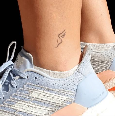 30+ Running Tattoo Ideas That Will Symbolize Your Passion Perfectly! Running Symbols Tattoo, Cute Running Tattoos, Marathon Tattoos For Women, Cross Country Tattoo Ideas, Running Inspired Tattoos, 13 1 Running Tattoo, Small Running Tattoo, Run Tattoo For Women, Tattoo Ideas Running