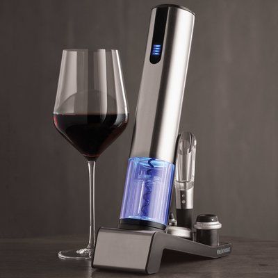 Wine Enthusiast Companies 2 in 1 Electric Automatic and Preserver Set