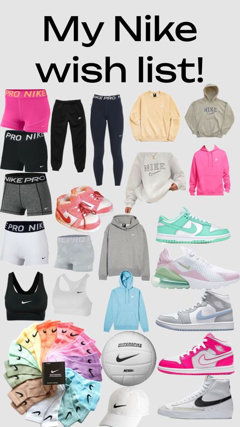 Preppy Inspiration, Sport Nike, Cute Nike Outfits, Volleyball Outfits, Casual Preppy Outfits, Trendy Outfits For Teens, Cute Lazy Day Outfits, Cute Preppy Outfits, Cute Nikes