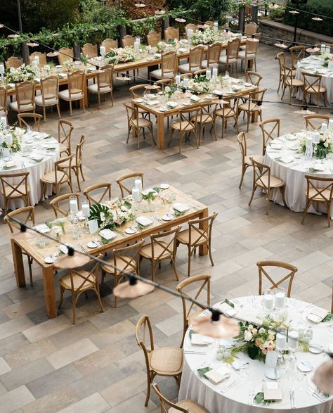 Long Table Wedding Reception Layout, Wedding Dinner Table Layout, 60 Inch Round Table Wedding, Farm Table And Round Table Wedding, Wedding Tables Round And Rectangle, 200 People Wedding, Table Placement Layout, Farm Tables And Round Tables Wedding, Round And Long Tables Wedding Reception