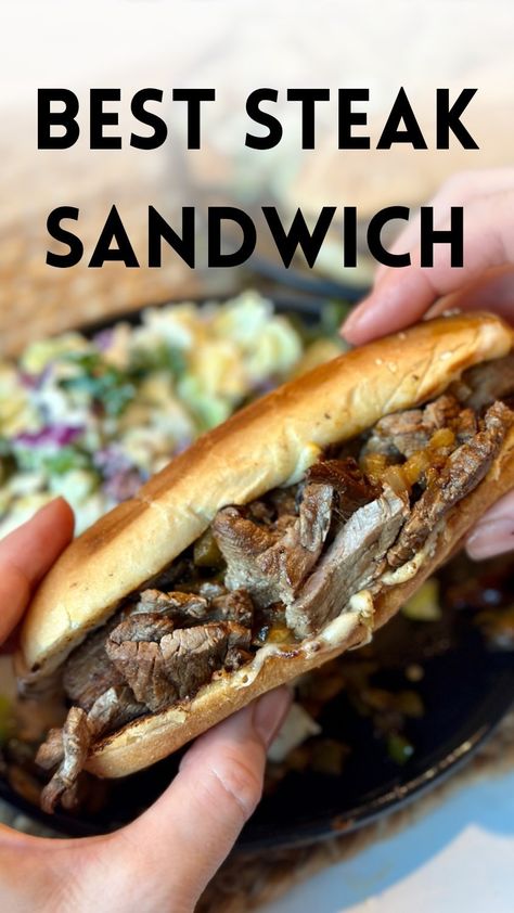 🍽️❤️Slow Cooker Cube Steak❤️🍽️ RECIPE on dinnerin321.com or type “RECIPE” I’ll send you a direct link (check you inbox/message… | Instagram Chuck Steak Sandwich Recipes, Sandwich Steak Recipes Dinners, Skirt Steak Sandwich, Steak Sandwich Marinade, Steak Sandwich Recipes Easy, Steak Sandwiches Recipes, Sandwich Steak Recipes, Ribeye Steak Sandwich Recipes, Ribeye Sandwich Recipe