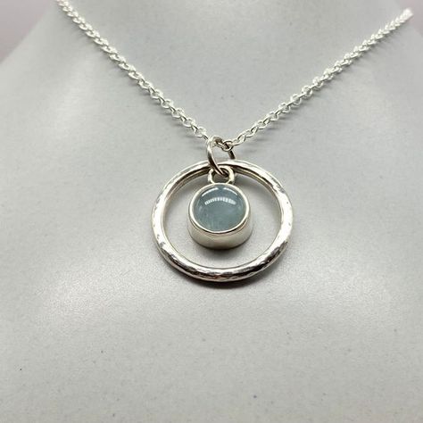 Sterling Silver Gemstone Jewelry, Round Cabochon Pendant, Colourful Silver Jewelry, Silver Necklaces Pendant, Silver And Stone Jewelry, Handmade Silver Jewellery Necklaces, Bezel Set Pendant, Handmade Silver Necklace, Silver Jewelry With Stones