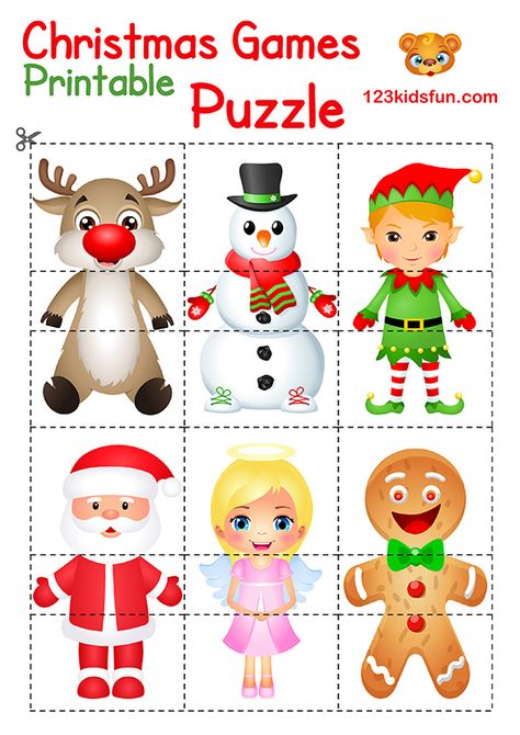 Printable Christmas Games Christmas Printables Free Kids, Paper Ball Ornaments, Free Christmas Printable, Games Puzzle, Coloring Pages Christmas, Paper Ball, Printable Christmas Games, Christmas Games For Kids, Christmas Worksheets