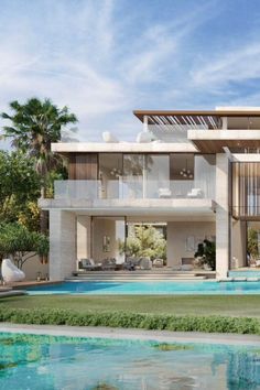 Al Jaddaf Dubai Las Vegas, Dubai Houses Luxury, Villas In Dubai, Villa In Dubai, Dubai Villa, Pool Party Food, 2 Bed House, Luxury Villa Design, Dubai Houses