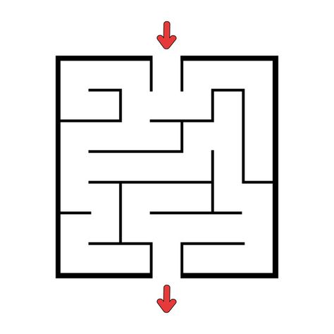 Abstact labyrinth. Premium Vector | Free Vector #Freepik #freevector #freeabstract #freebaby #freeborder #freeeducation Hamster Care, Mazes For Kids, Maps For Kids, Graphic Design Images, Childcare Activities, Preschool Books, Store Design Interior, Pre Writing, Kids Learning Activities