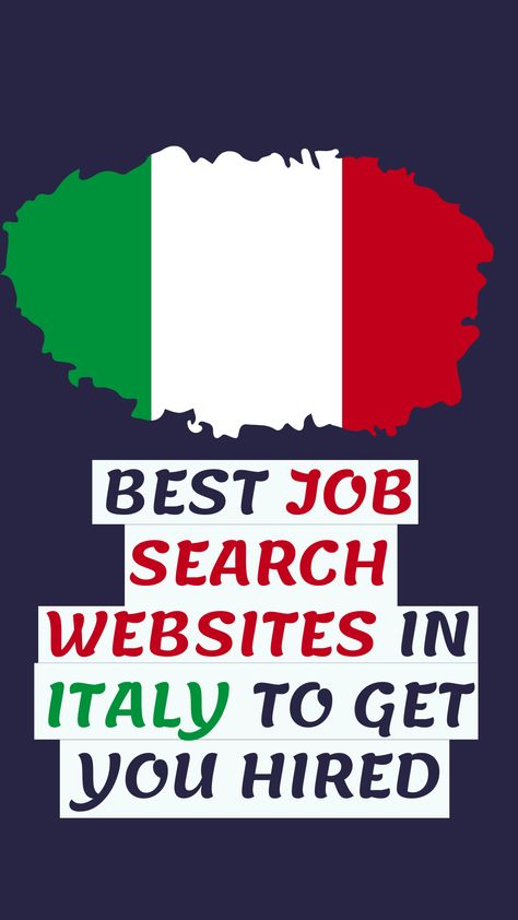 Job Search Websites in Italy Jobs In Italy, Medical Jobs, International Jobs, Job Website, Moving Abroad, Stay At Home Jobs, No Experience Jobs, Job Vacancy, Job Vacancies