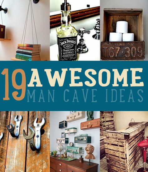 Man Cave Ideas | 19 DIY Decor And Furniture Projects - Easy Project Ideas That You Can Do to Spice Up Your Man Cave. Man Cave Signs Diy Funny, Diy Bar Accessories, Garage Man Cave Ideas Rustic, Garage Decorating Ideas Man Cave, Mancave Bar Ideas Diy, Homemade Bars Mancave, Rustic Bar Signs, Man Cave Garage Bar, Garage Bar Ideas Man Caves Easy Diy