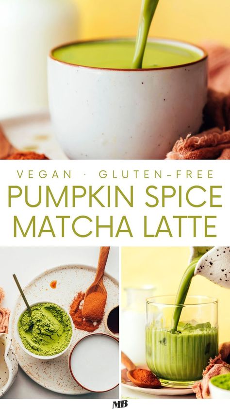 pumpkin spice matcha latte Matcha Pumpkin Spice Latte, Pumpkin Spice Matcha Latte, Caffeine Free Hot Drinks, Hot Matcha Latte Recipe, Pumpkin Matcha Latte, Pumpkin Matcha, Matcha Tea Recipes, Matcha Drink Recipes, Matcha Green Tea Recipes