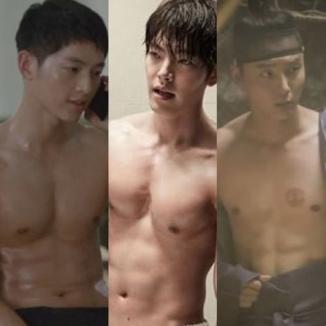 Song Joong-ki, Kim Woo-bin and Yoon Si-yoon, three actors who showed off the best ab in dramas Nam Joo Hyuk Smile, Kim Wo Bin, Lee Hyun Woo, Uncontrollably Fond, Korean Male Actors, Yoo Ah In, Park Bo Gum, Handsome Asian Men, Won Bin