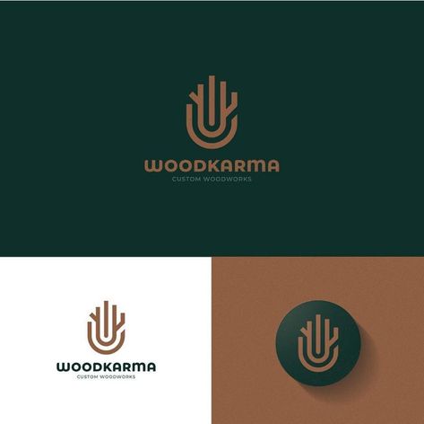 Wood Logo Design Ideas Branding, Logo Presentation To Client, Woodworking Logo Design, Woodwork Logo, Wood Logo Branding, Carpenter Logo, Instagram Log, Wood Logo Design, Desain Merek