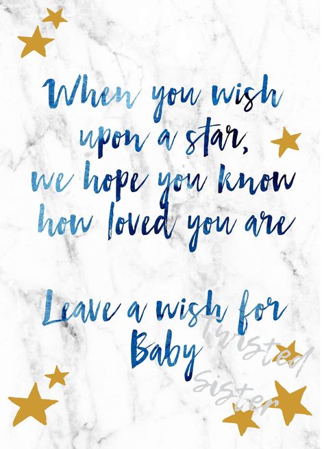 These Moon & Stars Baby Shower Wish Cards are perfect for a Twinkle, Twinkle Little Star Baby Shower and are the perfect baby shower game for guests! The Mom-to-Be is guaranteed to love the personalized wishes for their new baby. This is perfect for a baby shower wishing well and is a great activity at a co ed baby shower, or for a gender neutral baby shower theme! YES!! These can be customized for a "Wish Upon a Star" First Birthday and are also available in pink and gold! There are two "Finish Moon Baby Shower Theme, Moon Stars Baby Shower, Gender Neutral Baby Shower Themes, Stars Baby Shower, Star Baby Shower Theme, Baby Shower Wishes, Twinkle Twinkle Baby Shower, Moon Baby Shower, Wish Upon A Star