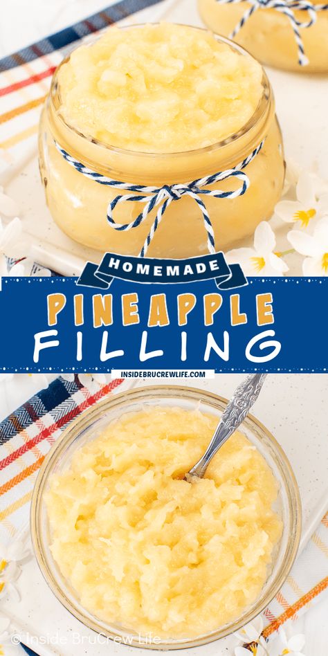 Pineapple Filling For Cake, Pineapple Filling Recipe, Filling Cake, Easy Pineapple Cake, Pineapple Filling, Pineapple Pie, Tropical Desserts, Pineapple Dessert Recipes, Cake Filling Recipes