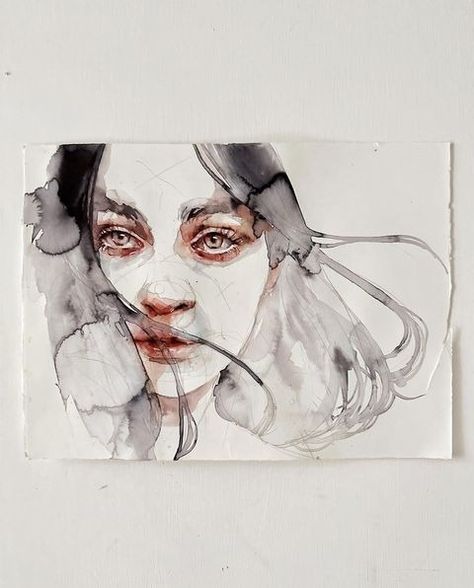 loose painting • Instagram Agnes Cecile Watercolor, Agnes Cecile, Watercolor Workshop, Watercolor Portraits, Love Painting, My Last, Portrait Painting, Dm Me, Watercolor Paper