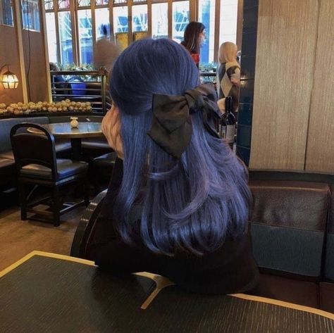 darcy vega • zodiac academy Darcy Vega Zodiac, Blue Hair Aesthetic, Evie Descendants, Dark Blue Hair, Zodiac Academy, Dye My Hair, Hair Dye Colors, Hair Inspiration Color, Hair Inspo Color