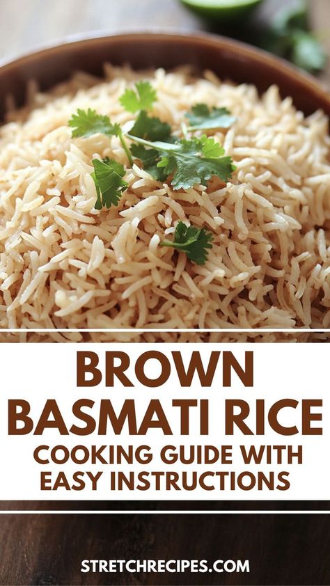 Cooking brown basmati rice doesn't have to be intimidating! In my blog post, I cover everything you need to know, from the benefits of brown basmati rice to step-by-step cooking methods for stovetop, microwave, and pilaf-style. Whether you're a beginner or a seasoned cook, you'll find helpful tips to ensure perfectly fluffy rice every time. Save this post now and click through for more details!