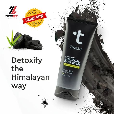 Remove Taning,detoxify and shine your face Oil Pollution, Charcoal Face Wash, Kaolin Clay, Oil Control Products, Face Wash, Shampoo Bottle, Personal Care, Quick Saves