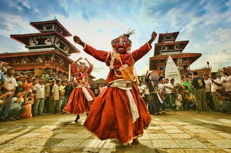 Festivals in Nepal | Culture Nepal, Art, Festival, Drawings