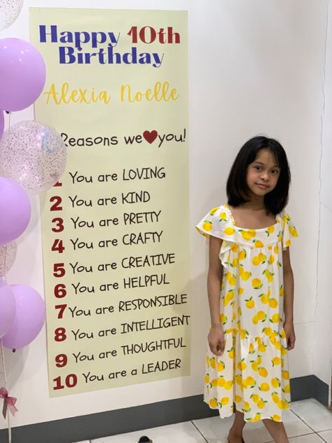 Alexia’s 10th birthday 10 Birthday Picture Ideas, 10year Birthday Ideas, Birthday Ideas For 10 Year Girl, Girl 10th Birthday Party Ideas, Double Digits Birthday Ideas, 10th Birthday Photoshoot Ideas, 10th Birthday Ideas, Double Digit Birthday Ideas, Disney Princess Tea Party