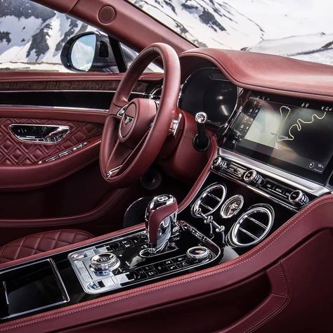 Luxury Interiors on Instagram: “Bentley GT 😍 Photo: @bentleymotors” Burgundy Car, Man Home Decor, Bentley Interior, Luxury Cars Bentley, Bentley Gt, Bentley Motors, Luxury Car Interior, Car Interior Design, Lux Cars