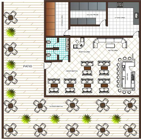 Restaurant With Indoor And Outdoor Seating top view plan cad #cadbull #autocad #caddetail #caddrawing #floorplan #layout #section #outdoor #restaurant #plan #detail #cad #cadbull Cafe Plan Architecture, Restaurant Plan Architecture, Restaurant Floor Plan Layout, Restaurant Design Plan, Restaurant Dining Area, Outdoor Cafeteria, Cafeteria Plan, Cafe Floor Plan, Administration Office