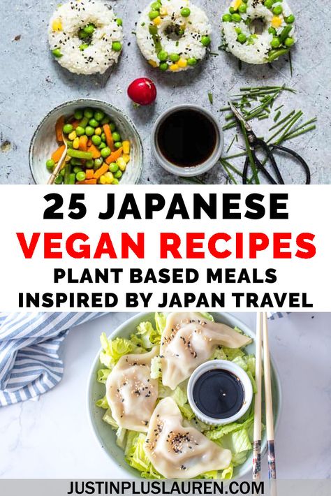 Want to make Japanese food at home? Whether you want to be reminded of past travels to Japan or bring a taste of Japan to your kitchen, here are 25 vegan Japanese recipes that you'll love!   #Vegan #Japan #Japanese #Recipes #PlantBased  Japanese food at home | Vegan Japanese recipes | Traditional Japanese recipes | Vegetarian Japanese food | Vegan Japanese meals Plant Based Japanese Recipes, Easy Korean Food Recipes Vegetarian, Traditional Japanese Sushi Recipes, Easy Vegan Japanese Recipes, Japan Vegan Food, Japanese Food Recipes Vegetarian, Sushi Recipes Vegan, Veg Japanese Food, Japanese Diet Food