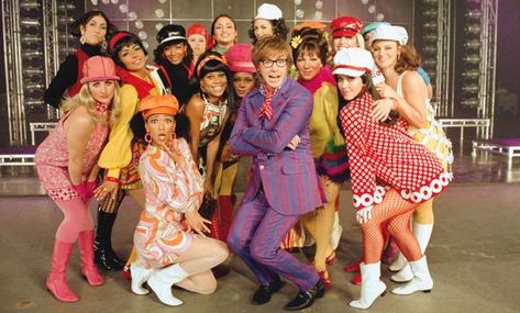 Austin Powers Aesthetic, Mike Myers Austin Powers, 70s Theme Party Outfit, Powers Aesthetic, Austin Powers Goldmember, International Man Of Mystery, 70s Theme Party, Movie Outfits, 1970s Disco