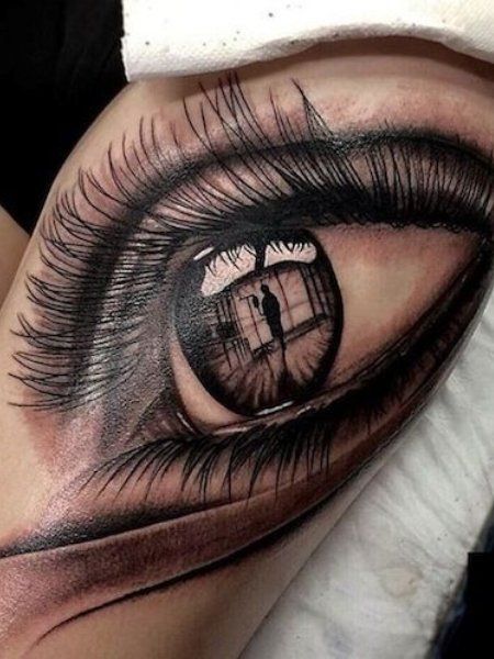 20 Cool Eye Tattoos for Vigilant Men in 2021 - The Trend Spotter Pa Tattoo, Durch Oven, Ojo Tattoo, Tato 3d, Realistic Eye Tattoo, Eye Tattoos, Tattoo Eye, Iris Tattoo, Tattoo Zeichnungen