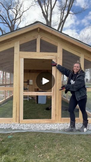 Diy Coop Door, Dutch Door On Chicken Coop, Dutch Door Chicken Coop, Chicken Run Door, Chicken Coop Run Door, Chicken Coop Door Pulley, Double Door Chicken Coop, Chicken Coop Run, Diy Chicken Coop Plans