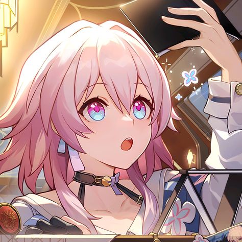 tags: honkai star rail hsr march 7th seventh icon honkai impact genshin profile picture pfp aesthetic Girl With Pink Hair, March 7th, Honkai Star Rail, Star Rail, Pink Hair, Anime Character, Hair, Anime, Pink