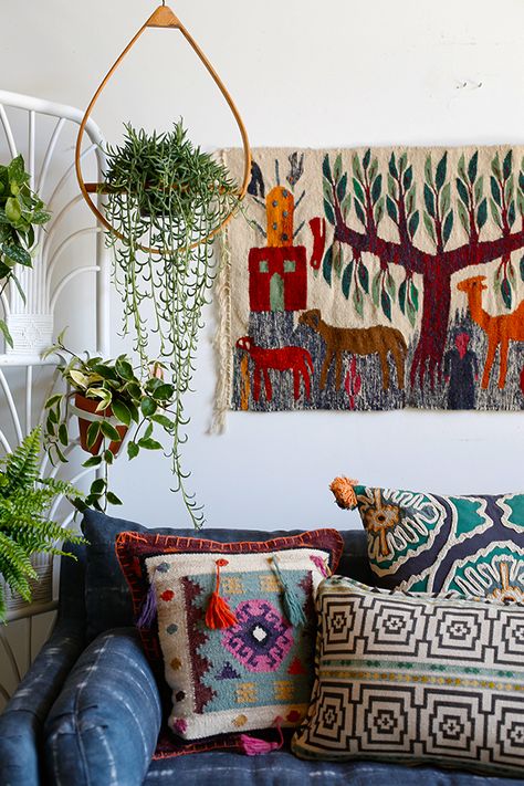 Jungalow Decor, The Jungalow, Bohemian Interiors, Green Walls, Deco Boheme, Bohemian Interior, Décor Boho, Eclectic Interior, Boho Living