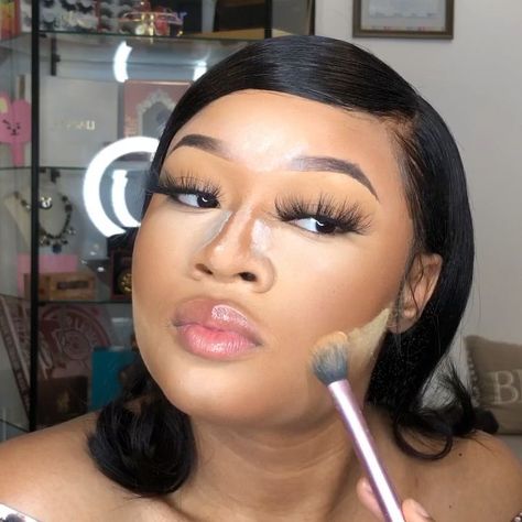 Face Makeup Tutorial Video, Flip Watch, Chop Recipes, Everyday Makeup Tutorials, Makeup Tip, Wig Install, Makeup For Black Skin, Full Makeup, Makeup Tutorial Eyeshadow