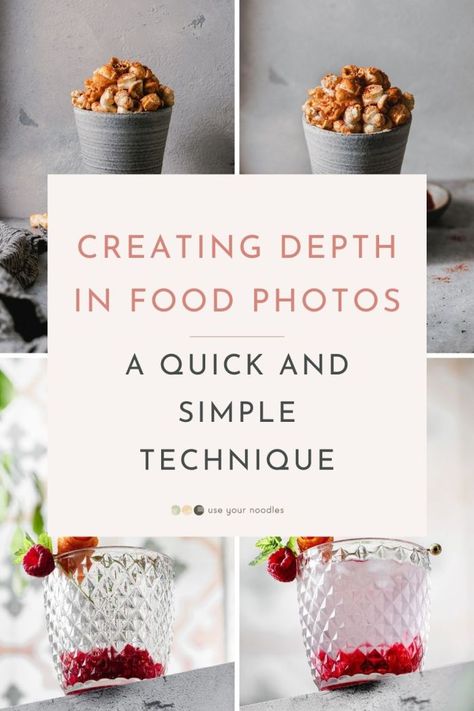 Creating depth in food photos is often spoken about, but what does it really mean? A simple way to creating depth in your food photography. Food Photography Cheat Sheet, Baking Product Photography, Unique Food Photography, Elegant Food Photography, Food Staging Photography, Simple Food Photography, Edit Food Photos, Celebrate Photography, Spice Photography