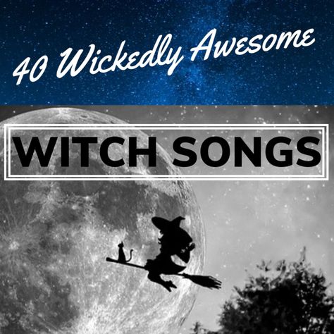 Songs With Witchy Vibes, Witch Songs, Pagan Music, Witch Music, Witches Party, Spooky Song, Cute Halloween Tattoos, Spooky Music, Witches Halloween Party