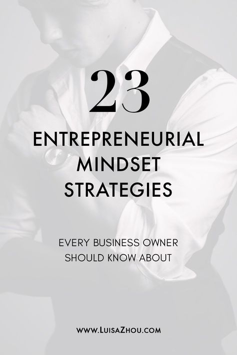 How do you develop an entrepreneurial mindset and succeed in business? Here are 23 strategies to use to develop an entrepreneurial mindset in business and beyond. Read on how to cultivate an entrepreneurial mindset for entrepreneurship. Entrepreneurial Mindset, Entrepreneur Motivation, Business Mindset, Entrepreneur Mindset, Mindset Coaching, Mindset Quotes, Small Business Tips, Entrepreneur Success, Money Mindset