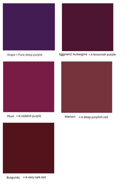 burgundy vs. maroon - Google Search Plum Nails, Shades Of Maroon, Trend Forecast, Hair Color Burgundy, Deep Winter, Blonde Hair With Highlights, One Colour, Winter Trends, Color Analysis