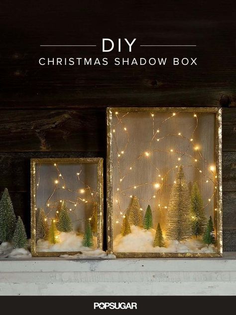 Putting away an outdoor Christmas lights display can be easy if you follow some simple rules and instructions. Holiday lights don't have to get tangled and broken! Diy Christmas Shadow Box, Diy Christmas Light Decorations, Outdoor Christmas Light Displays, Fairy Lights Diy, Winters Tafereel, White Christmas Lights, Diy Christmas Lights, Christmas Shadow Boxes, Diy Shadow Box