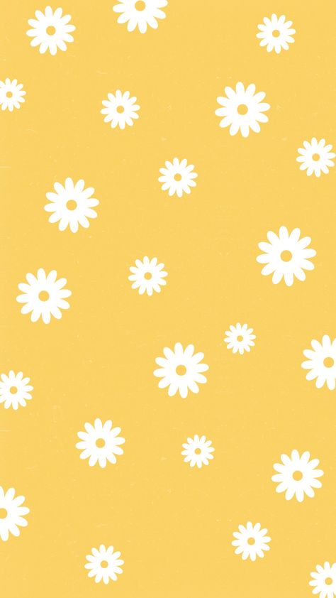 White And Yellow Wallpaper, Yellow And White Wallpaper, Yellow Flower Background, Yellow Flowers Aesthetic, Yellow Flowers Wallpaper, Flowers Phone Wallpaper, Yellow Flower Wallpaper, Printable Paper Patterns, Small Yellow Flowers